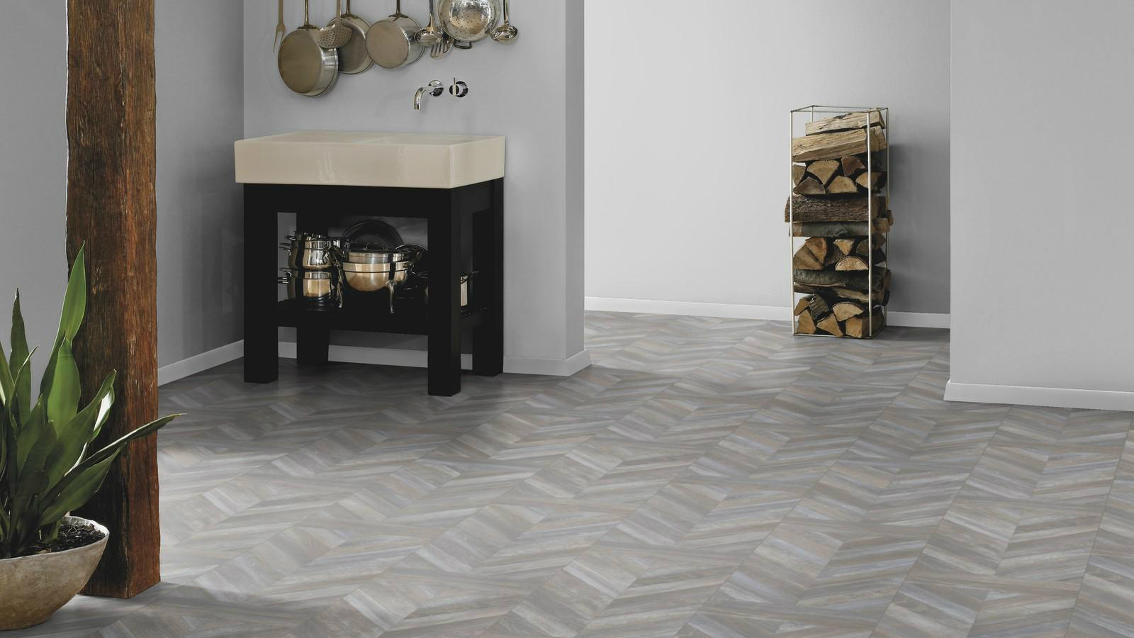 Ламинат Ter Hurne Дуб Антик Серо-Коричневый 1856 1285×327×8